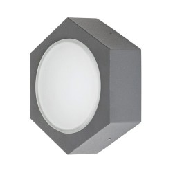 Sieninis lauko šviestuvas Avola LED 9W 3000K Šilta balta (Antracito)