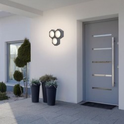 Sieninis lauko šviestuvas Avola LED 9W 3000K Šilta balta (Antracito)