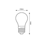 LED SMART lemputė E27 SMD-LED 11W A60 2700-6500K CCT keičiama balta spalva