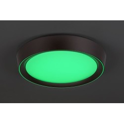 Lubinis šviestuvas Mokka LED 24W 3000-6000K CCT keičiama balta spalva (Ruda)