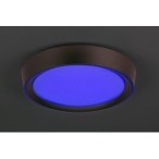 Lubinis šviestuvas Mokka LED 24W 3000-6000K CCT keičiama balta spalva (Ruda)