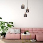 Pakabinamas šviestuvas Donati E27 3x MAX 40W (Aukso)