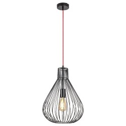 Pakabinamas šviestuvas Zille E27 1x MAX 40W (Matinė Juoda)