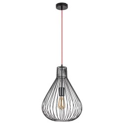 Pakabinamas šviestuvas Zille E27 1x MAX 40W (Matinė Juoda)