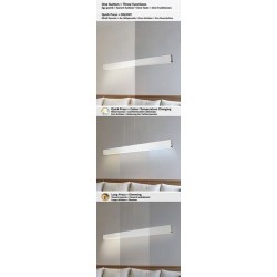 Pakabinamas šviestuvas Tithania LED 24W 2700-6500K CCT keičiama balta spalva (Braižyto Aliuminio)