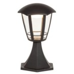 Pastatomas lauko šviestuvas Sorrento LED 8W 3000K Šilta balta (Matinė Juoda)