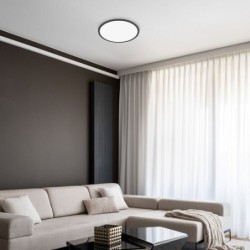 Lubinis šviestuvas Ezio LED 36W 3000K Šilta balta (Matinė Juoda)