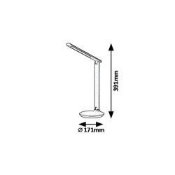 Stalinis šviestuvas Osias LED 9W 2700-6500K CCT keičiama balta spalva (Juoda)