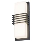 Sieninis lauko šviestuvas Rodez LED 12W 4000K Neutrali balta (Antracito)