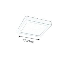 LED panelė Lois LED 18W 3000K Šilta balta (Chromo)