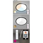 Lubinis lauko šviestuvas Inverness LED 15W 2700-6500K CCT keičiama balta spalva (Juoda)