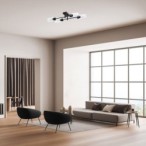Lubinis šviestuvas Prudence E27 4x MAX 40W (Juoda)