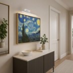 Šviestuvai paveikslams - veidrodžiams Picture slim LED 8W 4000K Neutrali balta (Chromo)