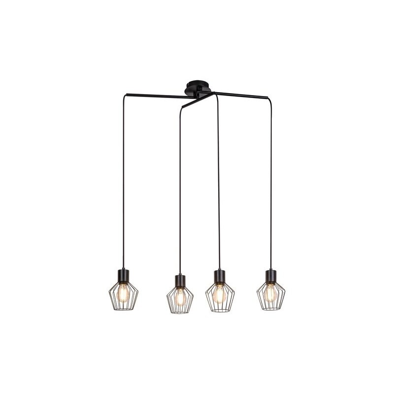 Pakabinamas šviestuvas Belano E27 4x MAX 40W (Juoda)