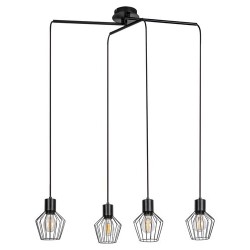 Pakabinamas šviestuvas Belano E27 4x MAX 40W (Juoda)