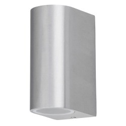 Sieninis lauko šviestuvas Chile GU10 2x MAX 35W (Braižyto Aliuminio)