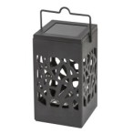 Saulės energija įkraunamas šviestuvas Mora LED 0.07W 3000K Šilta balta (Juoda)