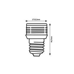 LED lemputė E27 SMD-LED 3W 3000K Šilta balta