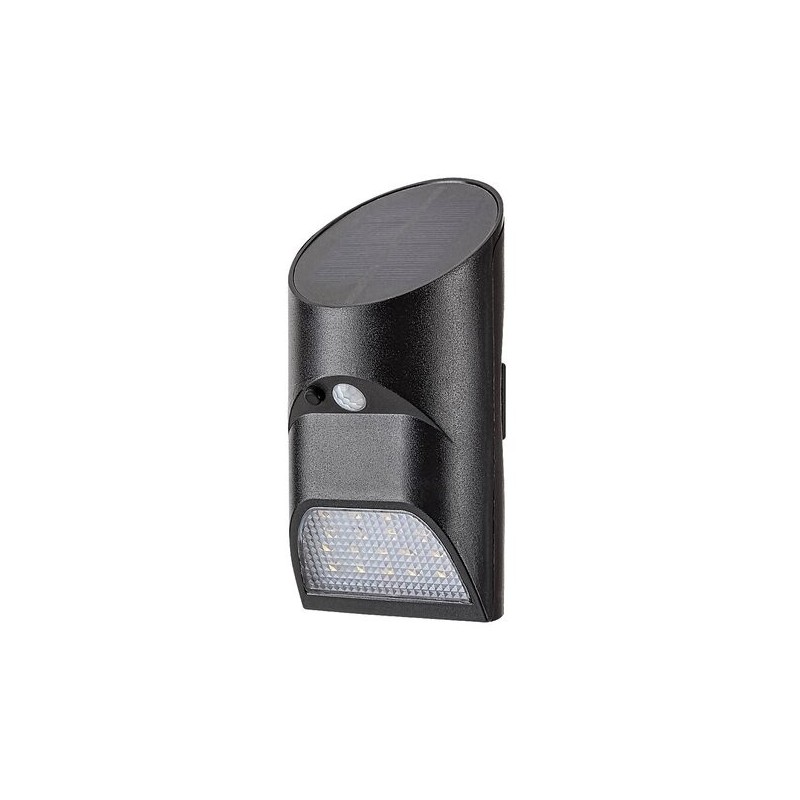 Saulės energija įkraunamas šviestuvas Sepik LED 3.6W 4000K Neutrali balta (Juoda)
