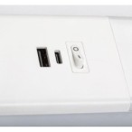 Baldinis šviestuvas Bilal LED 18W 4000K Neutrali balta (Matinė Balta)