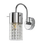 Sieninis šviestuvas Niagara E14 1x MAX 40W (Chromo)