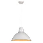Pakabinamas šviestuvas Wilbour E27 1x MAX 60W (Balta)