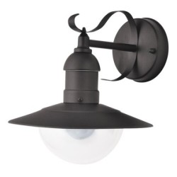 Sieninis lauko šviestuvas Oslo E27 1x MAX 60W (Juoda)