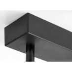 Lubinis šviestuvas Aberama E14 2X MAX 10W (Juoda)