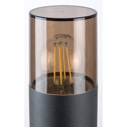 Pastatomas lauko šviestuvas Teplice E27 1x MAX 12W (Matinė Juoda)