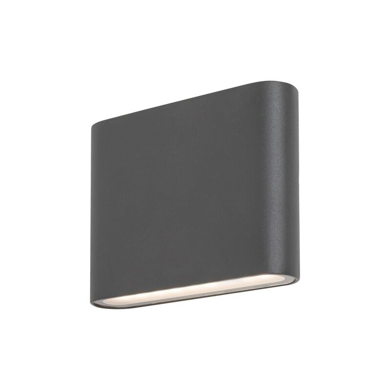Sieninis lauko šviestuvas Nesna LED 2x 3W 3000K Šilta balta (Antracito)