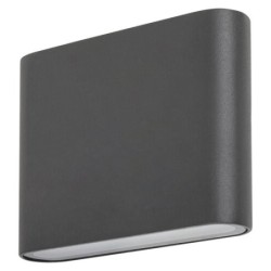 Sieninis lauko šviestuvas Nesna LED 2x 3W 3000K Šilta balta (Antracito)