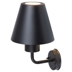 Sieninis lauko šviestuvas Favara E27 1x MAX 14W (Juoda)