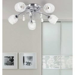 Lubinis šviestuvas Melissa E14 5x MAX 60W (Chromo)