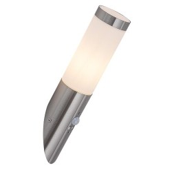 Sieninis lauko šviestuvas Inox torch E27 1x MAX 25W (Chromo)