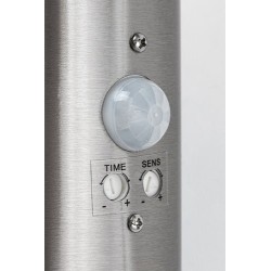 Sieninis lauko šviestuvas Inox torch E27 1x MAX 25W (Chromo)