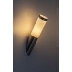 Sieninis lauko šviestuvas Inox torch E27 1x MAX 25W (Chromo)