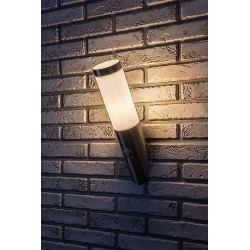 Sieninis lauko šviestuvas Inox torch E27 1x MAX 25W (Chromo)