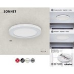LED panelė Sonnet LED 18W 4000K Neutrali balta (Balta)