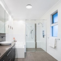 Lubinis lauko šviestuvas Zenon LED 18W 3000-4000-6000K CCT keičiama balta spalva (Balta)