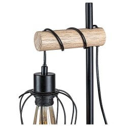 Stalinis šviestuvas Fabian E27 1x MAX 40W (Matinė Juoda)