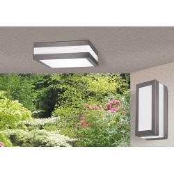 Lubinis lauko šviestuvas Stuttgart E27 2x MAX 11W (Antracito)
