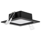 LED panelė Shaun2 LED 3W 3000K Šilta balta (Juoda)