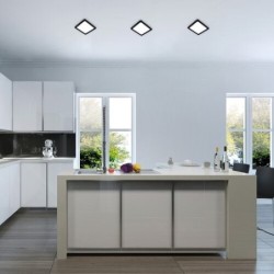 LED panelė Shaun2 LED 3W 3000K Šilta balta (Juoda)