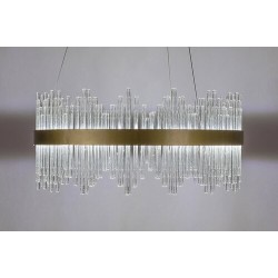 Pakabinamas šviestuvas Mabel LED 36W 3000, 4000, 6000K CCT keičiama balta spalva (Aukso)