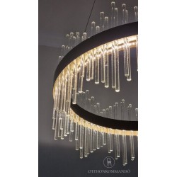 Pakabinamas šviestuvas Mabel LED 36W 3000, 4000, 6000K CCT keičiama balta spalva (Aukso)