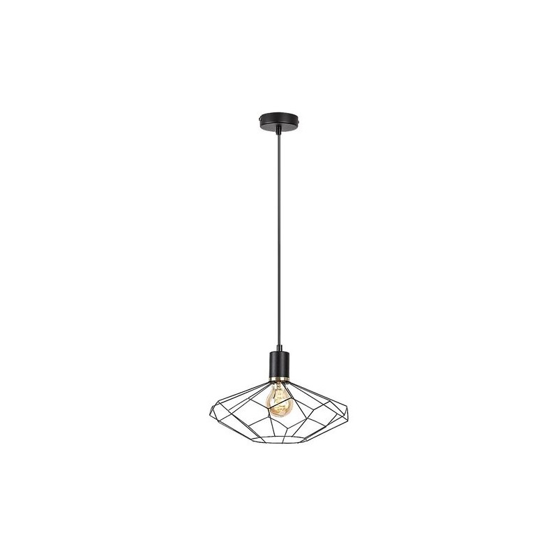 Pakabinamas šviestuvas Fran E27 1x MAX 40W (Matinė Juoda)