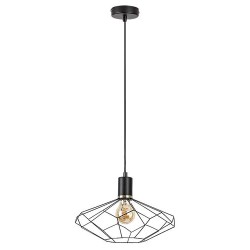 Pakabinamas šviestuvas Fran E27 1x MAX 40W (Matinė Juoda)