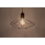 Pakabinamas šviestuvas Fran E27 1x MAX 40W (Matinė Juoda)