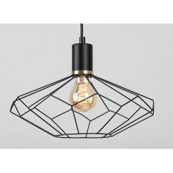 Pakabinamas šviestuvas Fran E27 1x MAX 40W (Matinė Juoda)