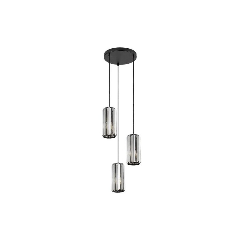 Pakabinamas šviestuvas Veness E27 3x MAX 40W (Matinė Juoda)